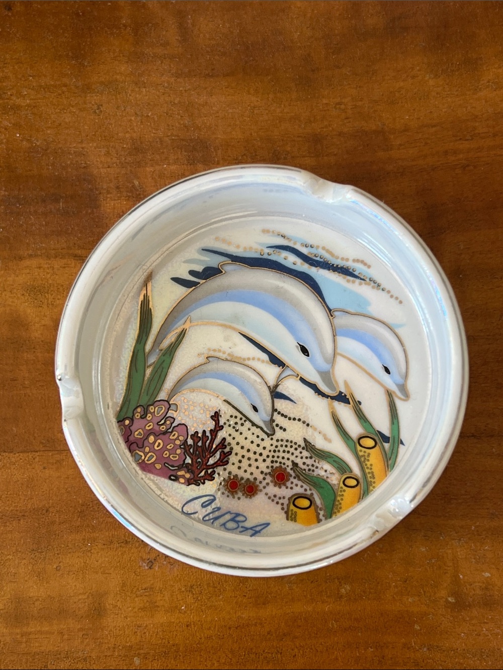 Vintage Ceramic Cuba Souvenir Ashtray - Home Decor - Picture 2 of 4